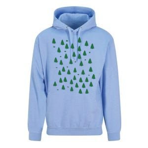 Christmas Tree Forest Tree Camping Unisex Surf Hoodie