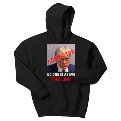 Convicted Trump Guilty Lock Him Up No One Is Above The Law Kids Hoodie