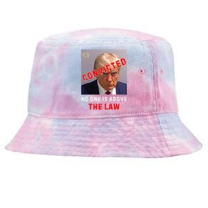 Convicted Trump Guilty Lock Him Up No One Is Above The Law Tie-Dyed Bucket Hat