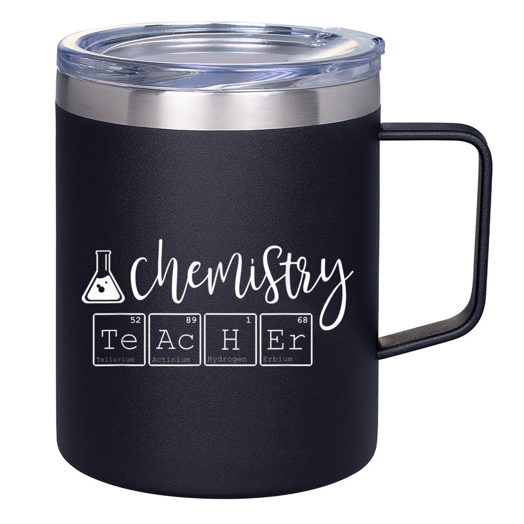 Chemistry Teacher Gift Funny Science Periodic Table Pun 12oz Stainless Steel Coffee Mug