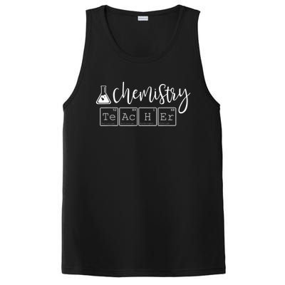 Chemistry Teacher Gift Funny Science Periodic Table Pun PosiCharge Competitor Tank