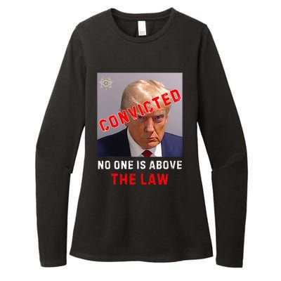 Convicted Trump Guilty Lock Him Up No One Is Above The Law Womens CVC Long Sleeve Shirt