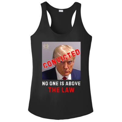 Convicted Trump Guilty Lock Him Up No One Is Above The Law Ladies PosiCharge Competitor Racerback Tank