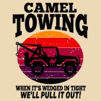 Camel Towing Gift Funny Retro Camel Towing Funny Halloween Gift Drawstring Bag