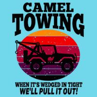 Camel Towing Gift Funny Retro Camel Towing Funny Halloween Gift Button