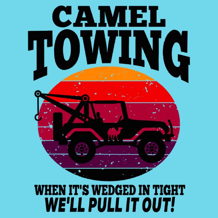 Camel Towing Gift Funny Retro Camel Towing Funny Halloween Gift Button