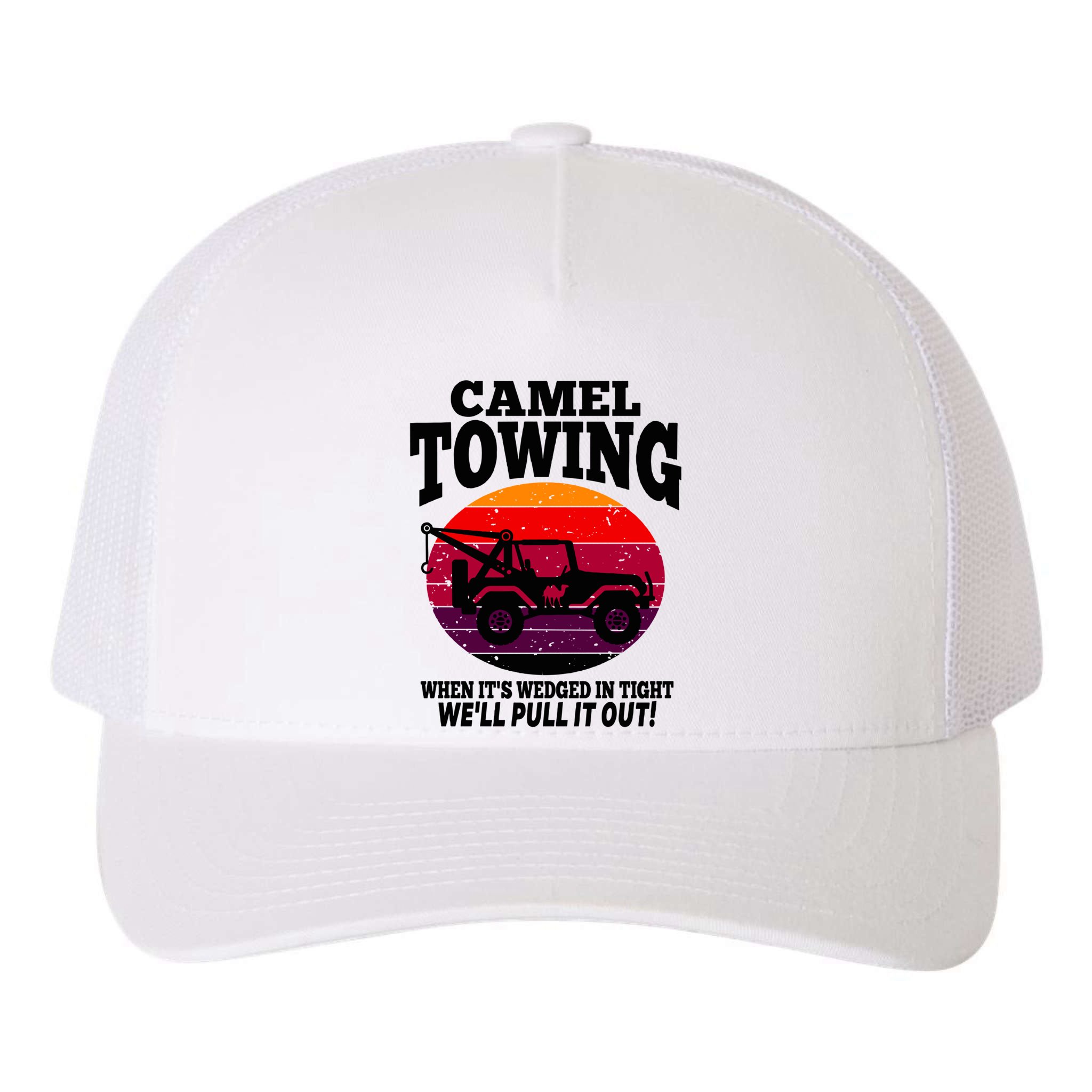 Camel Towing Gift Funny Retro Camel Towing Funny Halloween Gift Yupoong Adult 5-Panel Trucker Hat