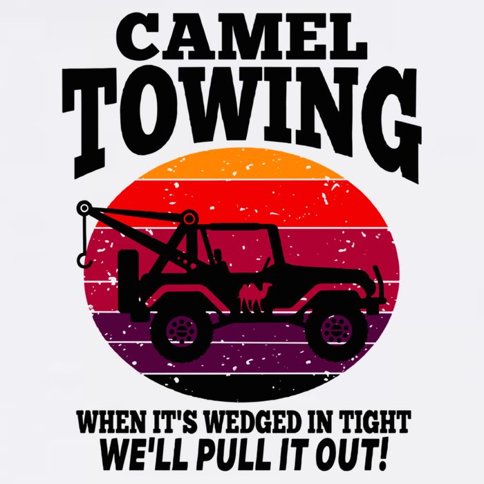 Camel Towing Gift Funny Retro Camel Towing Funny Halloween Gift Cooling Performance Crew T-Shirt