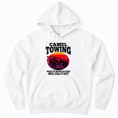 Camel Towing Gift Funny Retro Camel Towing Funny Halloween Gift Hoodie