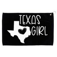 Cute Texas Girl I Love Texas Real Proud Texan Grommeted Golf Towel