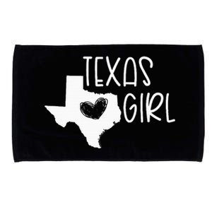 Cute Texas Girl I Love Texas Real Proud Texan Microfiber Hand Towel