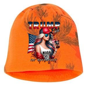 Cool Trump Girl No Apologies Kati - Camo Knit Beanie