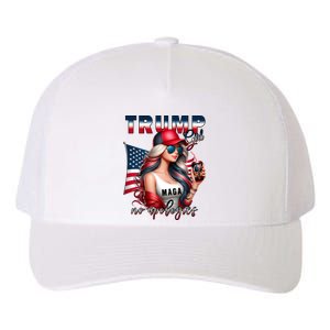 Cool Trump Girl No Apologies Yupoong Adult 5-Panel Trucker Hat