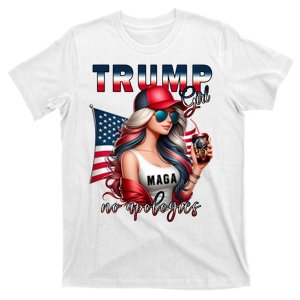 Cool Trump Girl No Apologies T-Shirt