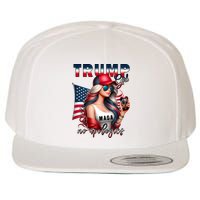 Cool Trump Girl No Apologies Wool Snapback Cap