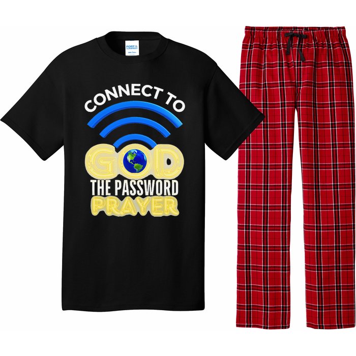 Connect To God Wifi Password Is Prayer Pajama Set