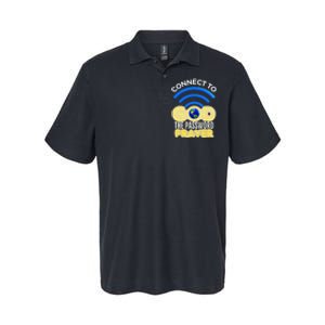 Connect To God Wifi Password Is Prayer Softstyle Adult Sport Polo