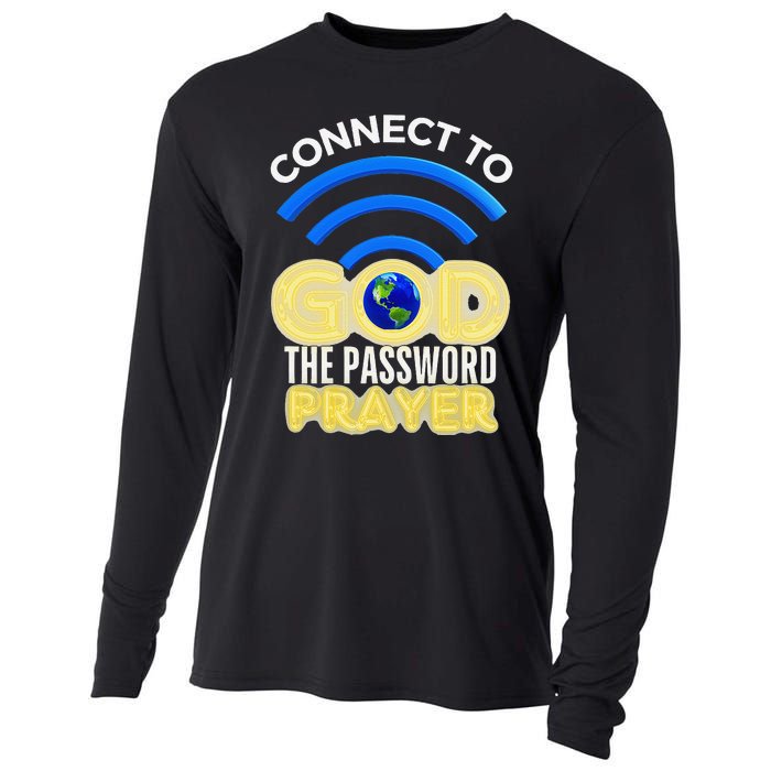 Connect To God Wifi Password Is Prayer Cooling Performance Long Sleeve Crew