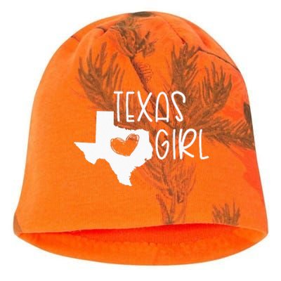 Cute Texas Girl I Love Texas Real Proud Texan Womens Kati - Camo Knit Beanie