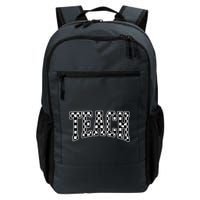 Checkered Teach Gift For Teachers Backpack