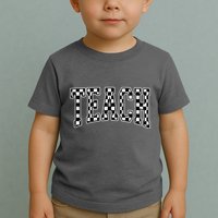 Checkered Teach Gift For Teachers Toddler T-Shirt