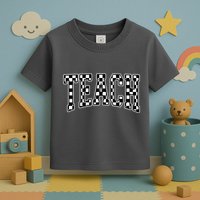 Checkered Teach Gift For Teachers Toddler T-Shirt
