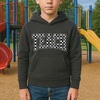 Checkered Teach Gift For Teachers Kids Hoodie