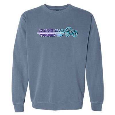 Classically Trained Gamer Design Gift Garment-Dyed Sweatshirt