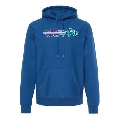 Classically Trained Gamer Design Gift Premium Hoodie