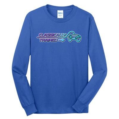 Classically Trained Gamer Design Gift Tall Long Sleeve T-Shirt