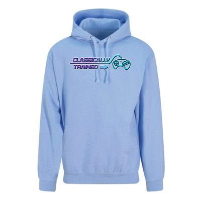 Classically Trained Gamer Design Gift Unisex Surf Hoodie