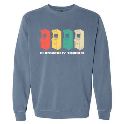 Classically Trained Gaming Gamer Cool Gift Garment-Dyed Sweatshirt