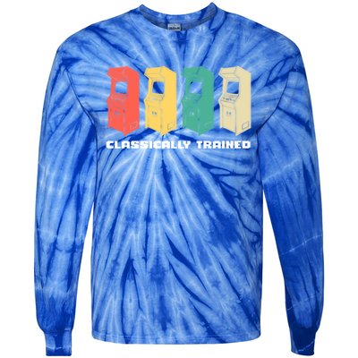 Classically Trained Gaming Gamer Cool Gift Tie-Dye Long Sleeve Shirt