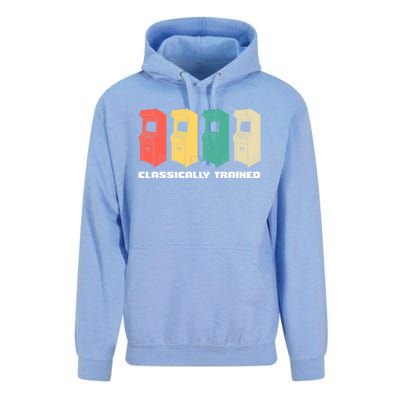 Classically Trained Gaming Gamer Cool Gift Unisex Surf Hoodie