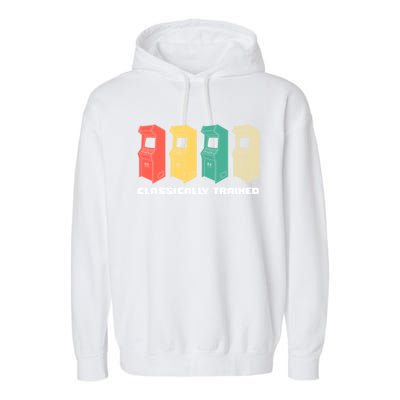 Classically Trained Gaming Gamer Cool Gift Garment-Dyed Fleece Hoodie