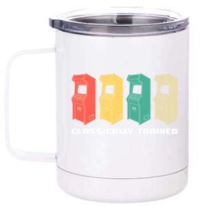 Classically Trained Gaming Gamer Cool Gift 12 oz Stainless Steel Tumbler Cup