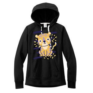 Cute Tiger Gift Women's Fleece Hoodie