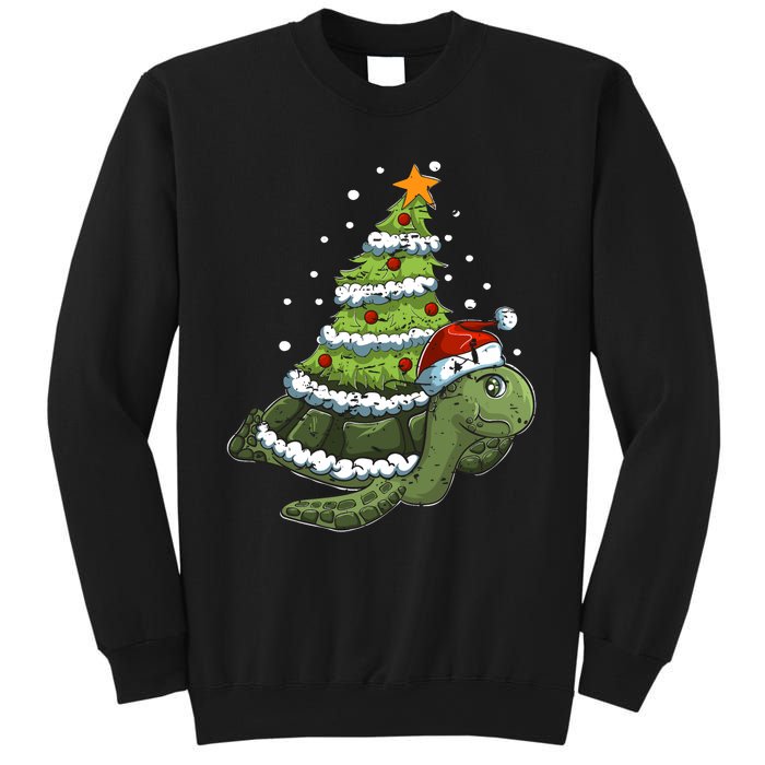 Christmas Tree Gifts Animal Turtle Sweatshirt