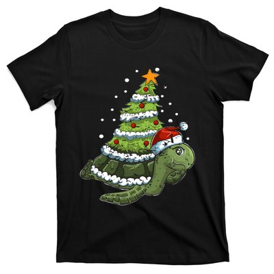 Christmas Tree Gifts Animal Turtle T-Shirt