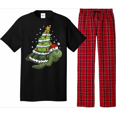 Christmas Tree Gifts Animal Turtle Pajama Set