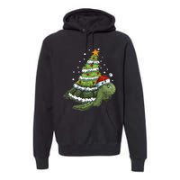 Christmas Tree Gifts Animal Turtle Premium Hoodie