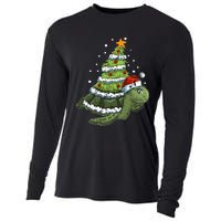 Christmas Tree Gifts Animal Turtle Cooling Performance Long Sleeve Crew