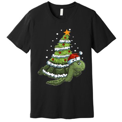 Christmas Tree Gifts Animal Turtle Premium T-Shirt