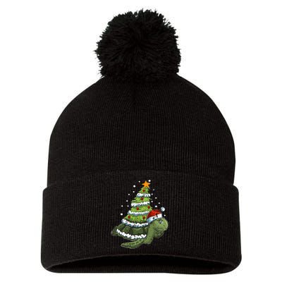 Christmas Tree Gifts Animal Turtle Pom Pom 12in Knit Beanie