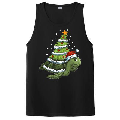 Christmas Tree Gifts Animal Turtle PosiCharge Competitor Tank