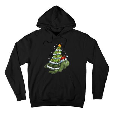 Christmas Tree Gifts Animal Turtle Tall Hoodie