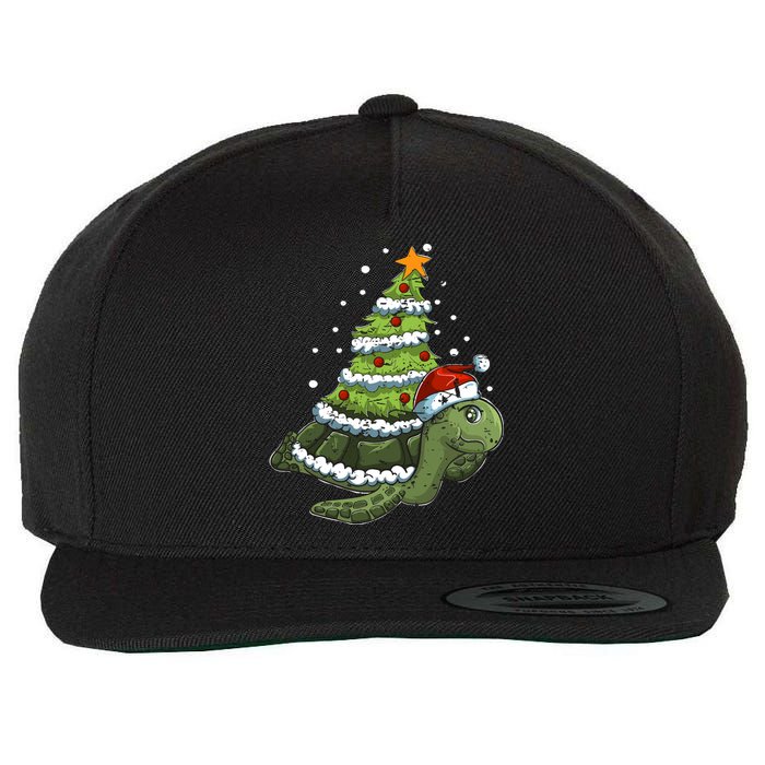 Christmas Tree Gifts Animal Turtle Wool Snapback Cap