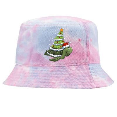 Christmas Tree Gifts Animal Turtle Tie-Dyed Bucket Hat