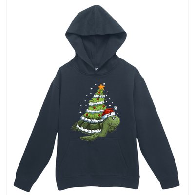 Christmas Tree Gifts Animal Turtle Urban Pullover Hoodie