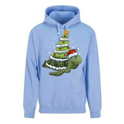 Christmas Tree Gifts Animal Turtle Unisex Surf Hoodie